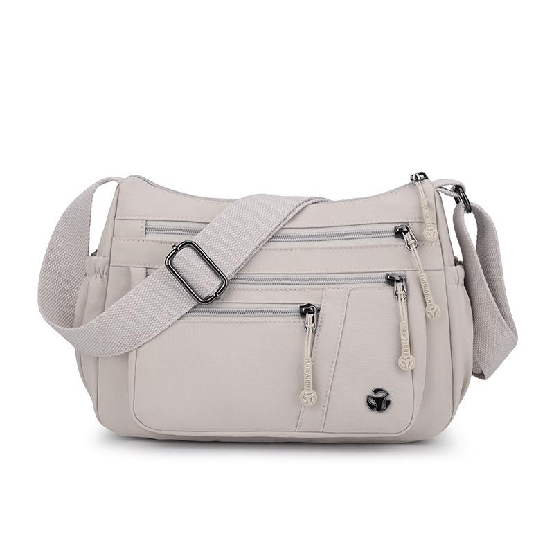 Dámská malá čtvercová taška velkokapacitní taška přes rameno taška pro matku středního věku cestovní nylonová crossbody taška