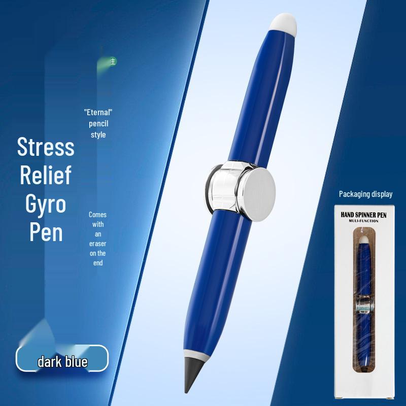 Rotating LED Luminous Gyroscope Pen Lamp