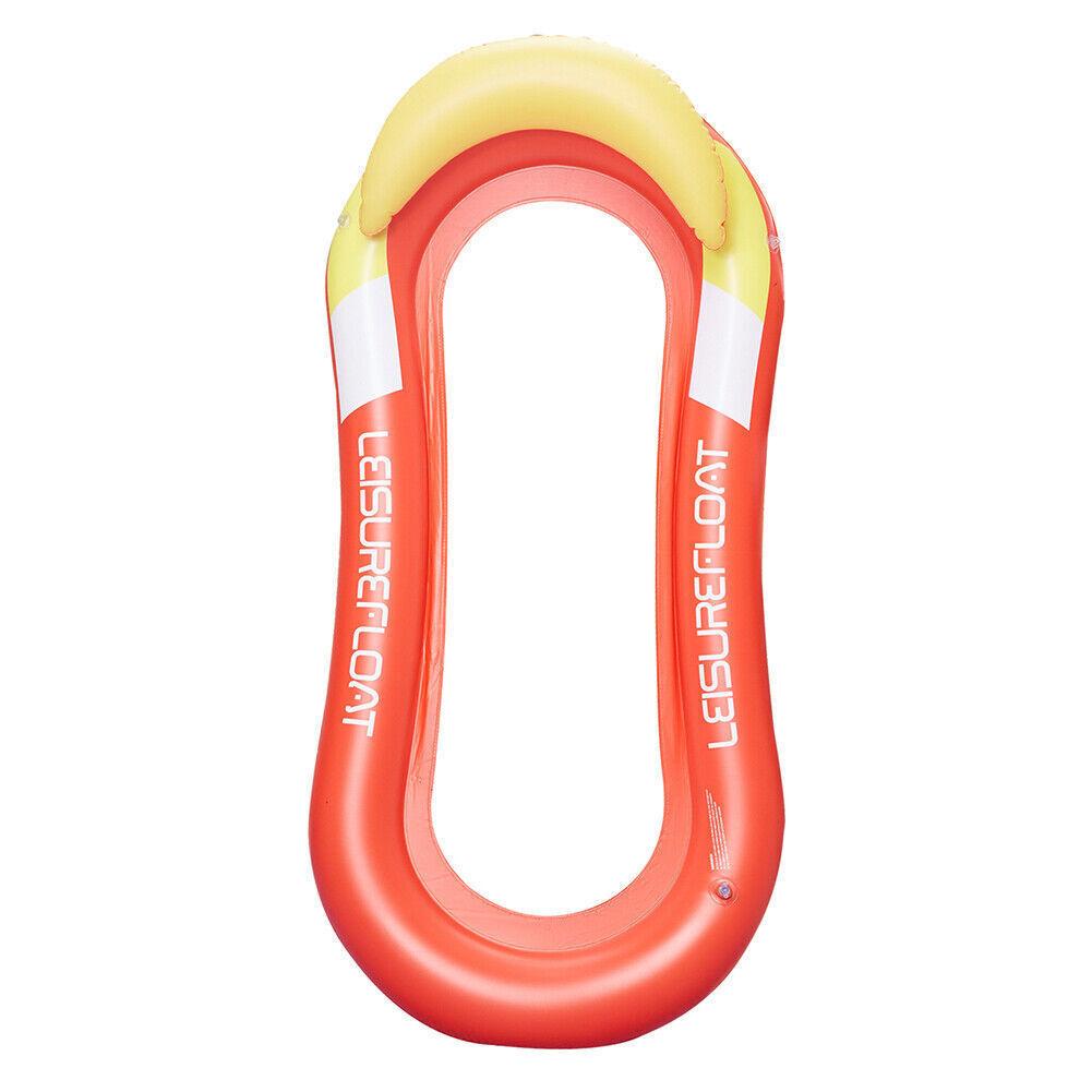 Swimming Inflatable Adults Paddling Pool Float Beach Lounger Toy Floating Bed