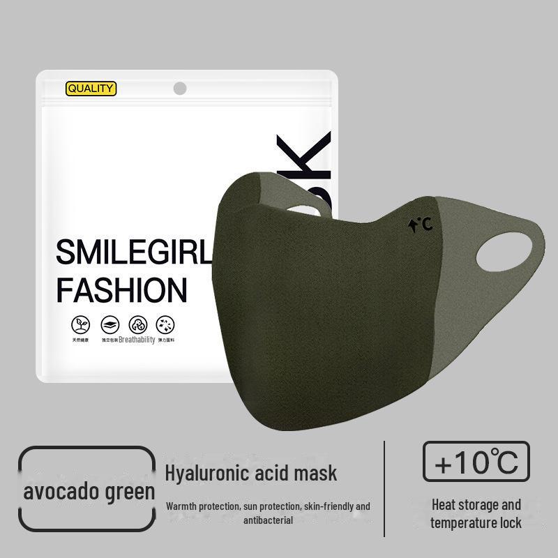 Douyin-Inspired Maillard Women's Winter Mask: Windproof, UV-Protected, Thick, Breathable, with Eye Protection.