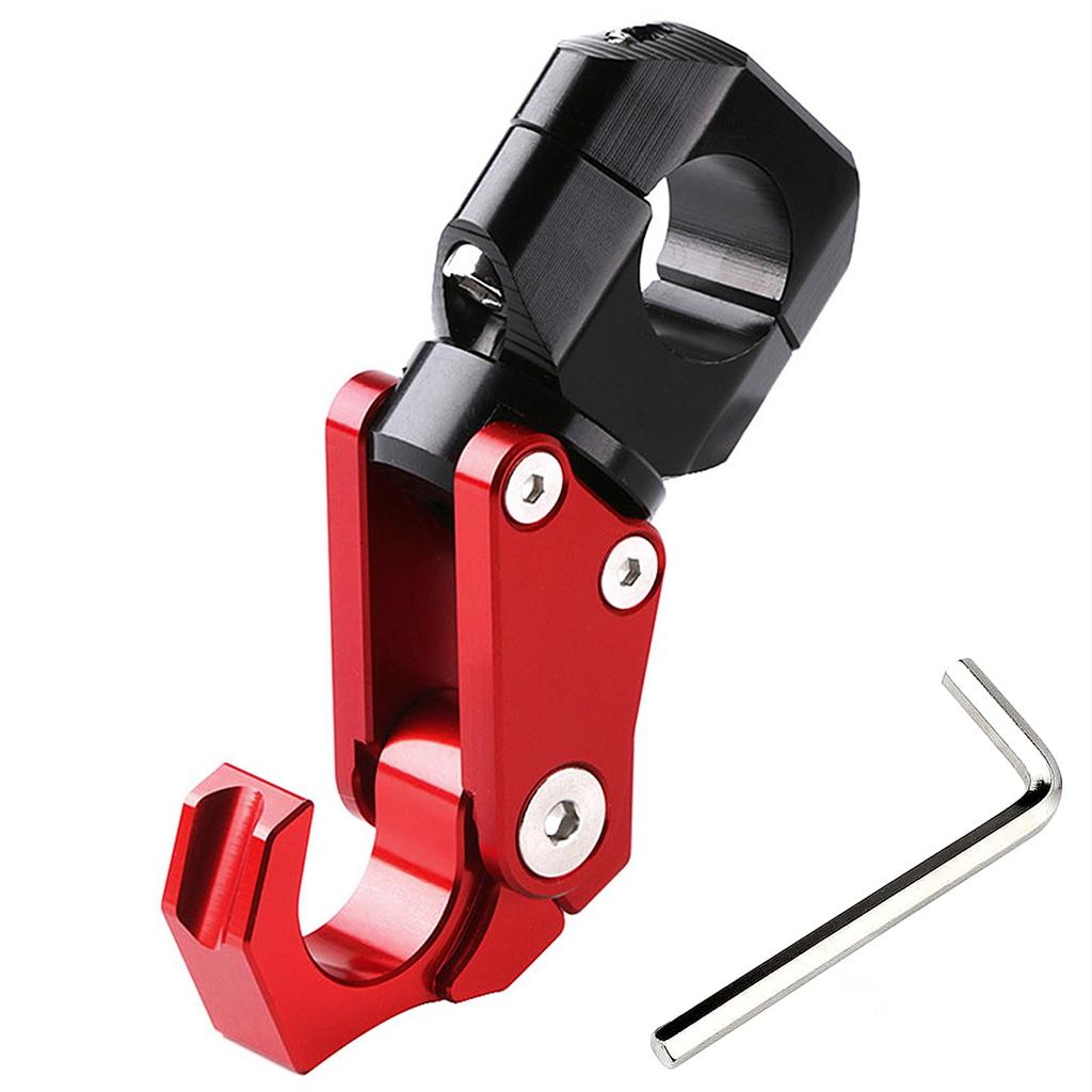 Ysemco Handlebar Hook, Universal 0.9 - 1.1 inches (22 - 28 mm), Helmet Hook,