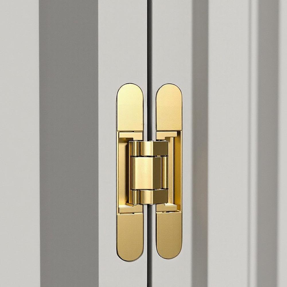 Concealed Mounting Hinge Zinc Alloy Noise Reduction for Interior Doors and Cabinets Strong Load Capacity 110mm