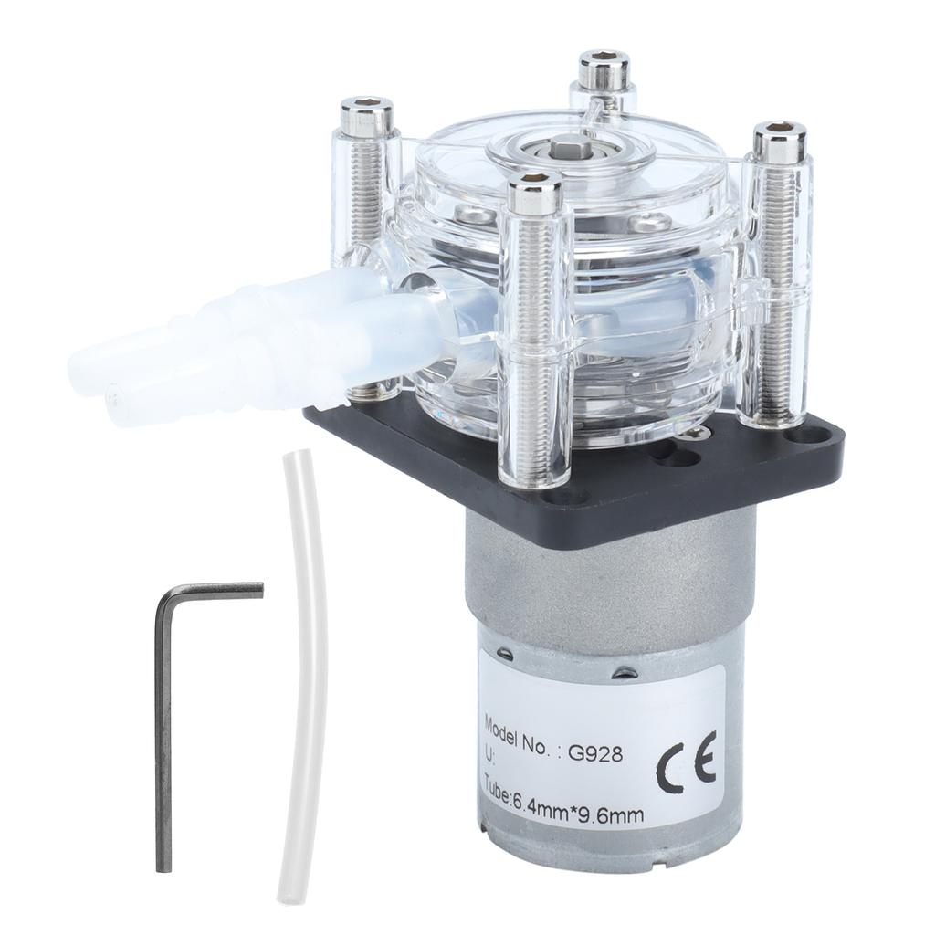 Peristaltic Pump Large Flow Ball Bearing Liquid Dosing Pumps with Silicone Tube 500mlmin G92812V