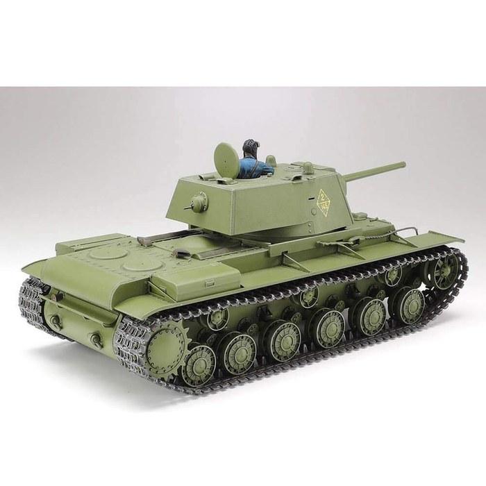 Tamiya 1/35 Military Miniature Series No.372 Soviet Heavy Tank KV-I 1941 Early Production Plastic Model 35372 198mm x 95mm