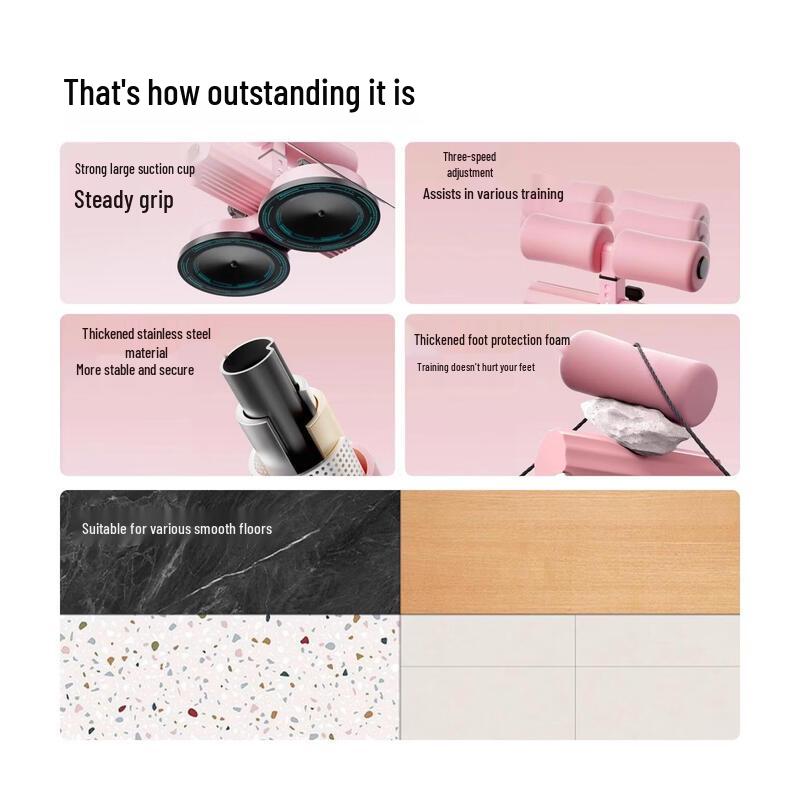 Brangdy Home Sit-up Assistant with Resistance Rope