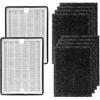 H126 Replacement HEPA Filter, Compatible with Levoit LV-H126, Includes 2 HEPA Filters and 8 Activated Carbon Pre-Filters Set, LV-H126-RF