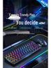 Wired Mechanical Keyboard & Mouse Set with Blue Switch for Gaming & Office Use