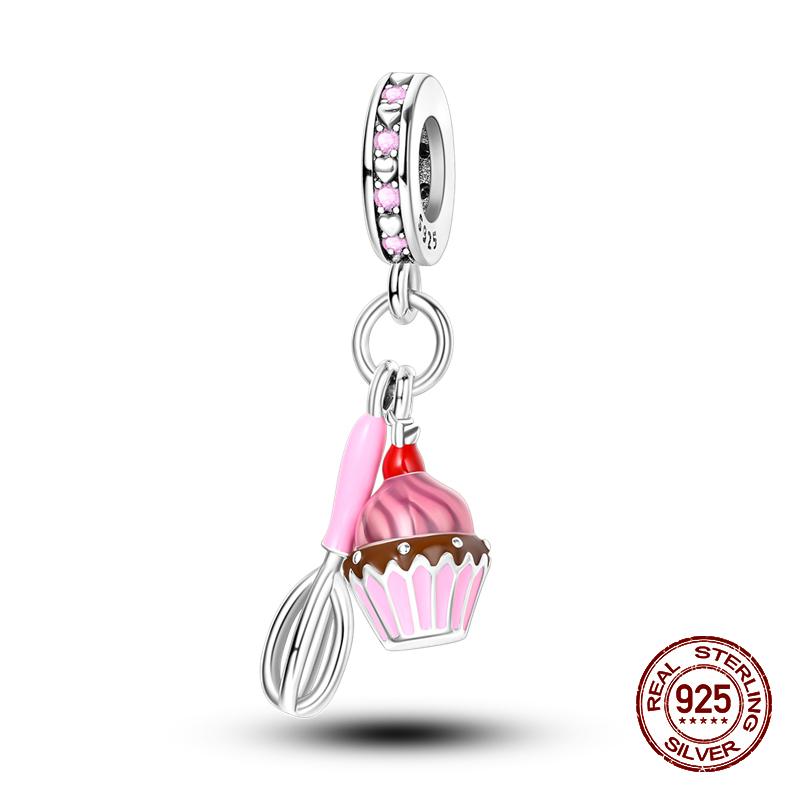 100 Copper Perfume Headphones Pink Princess Daily Charm Bead Charms Bead Charms Compatible With 3mm Authentic Bracelets Fine Do It Yourself Jewellery