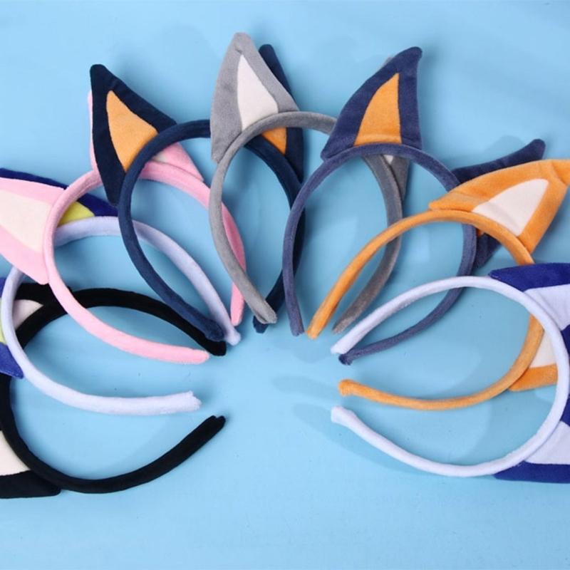 Sheepdog Costume Set Dog Ears Headband Bowtie Tail Nose Tutu Skirt for Kids Halloween Costume Cosplay Party