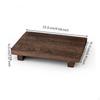 Holz Make-up Organizer, Retro Aufbewahrungsregal, Schminkablage für Badezimmer-Arbeitsplatte, Multifunktion