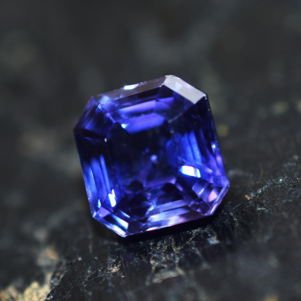 Natural Purple Amethyst Loose Gemstone Brazilian 8.35 ct Square Cut for Jewelry Making and Crafts