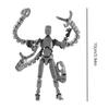 New 13 Robot Action Figure with Multiple Accessories Multi-Jointed Action Figures Action Figures Toys Home Desk Decoration Gifts