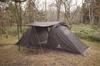 LALPHA Geoair TC BK Luftrahmenzelt für Personen Ganzjahres-Polycotton-TC-Material mit Schürze Ausgestattet Schwarz Camping 3-4 TP-300BK