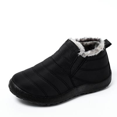 Bottes d'hiver chaudes en plein air hommes bottes chaussures imperméables pour hommes en peluche chaussures chaussures pour hommes grande taille 36-47