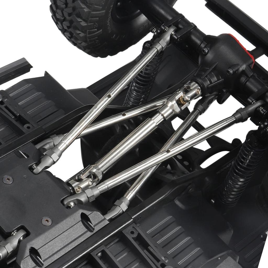 Stainless Steel Universal Joint Drive Shaft for 1/10 RC Crawler SCX10 III Capra TRX4 TRX6 D90 VS4-10 CC01 CFX Element Enduro TF2