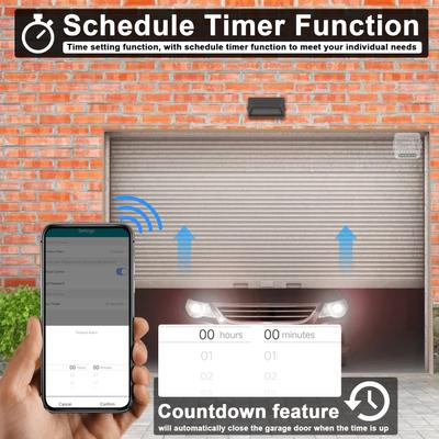 Tuya ZigBee Kapı Açacağı Akıllı Garaj Kapısı Açacağı Kontrol Cihazı Mobil Telefon Uzaktan APP Kontrolü