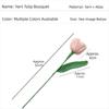 Handcrafted Crochet Crochet Flower Handmade Simulation Artificial Tulip Tulip Yarn  Mother's Day