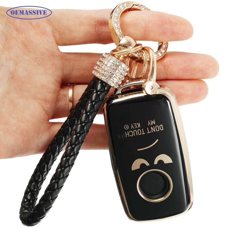 

For Volkswagen Golf MK5 MK6 Jetta Passat Beetle Polo 3 Button TPU Flip Remote Key Cover Case Shell Holder Protector