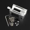 Micro Exquisite Drill Press Vise With Rubber Soft Jaws Portable Drilling Guide Jig Woodworking Adjustable Punch Locator
