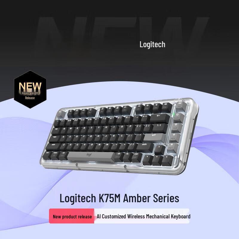 

Logitech ALTO KEYS K75M AI Hot-Swap Wireless Mechanical Keyboard