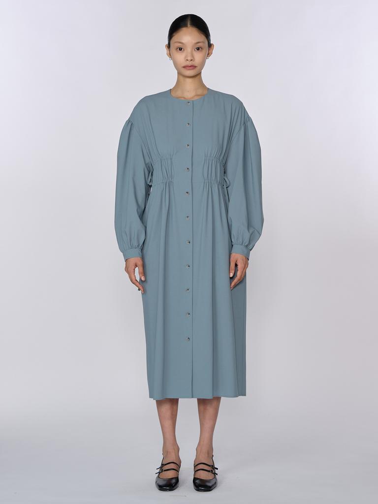Tosae Side String Dress Blue