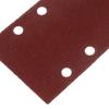 10Pcs 8-Hole Rectangular Premium Flocked Sandpaper Sheets Self-Adhesive 185X93Mm - Assorted Grits For Air Grinders