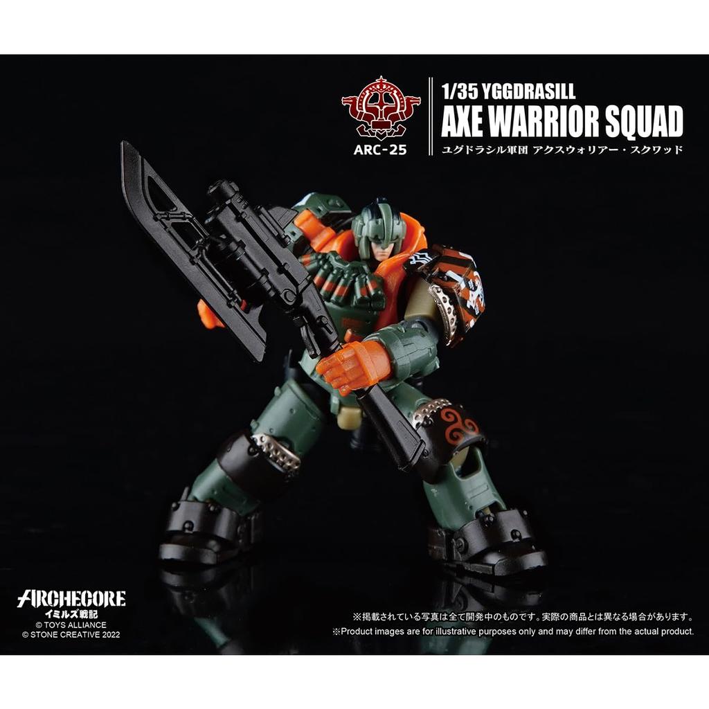 HiPlay TOY ALLIANCE 1/35 Scale Archecore ARC-25 Yggdrasil Corps Axe Warrior Squad Action Figure (Pre-painted, Assembled)