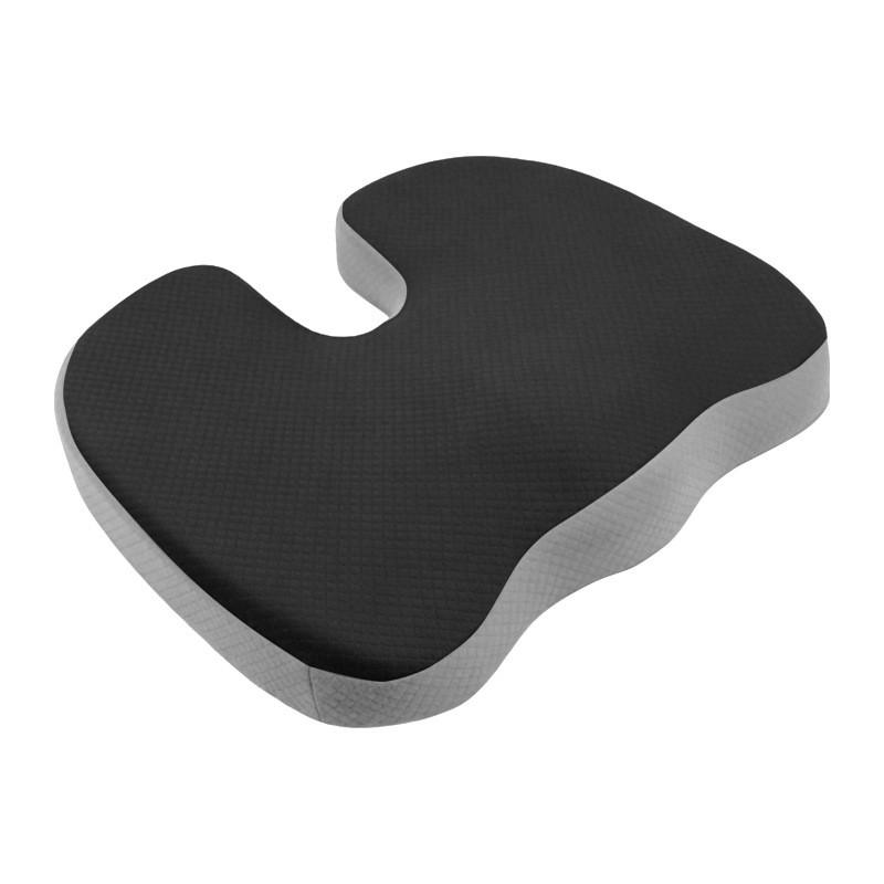 Memory Foam Office Seat Cushion Back Support Hip Comfort Long Sitting Relief 40x40x8cm Pure Color