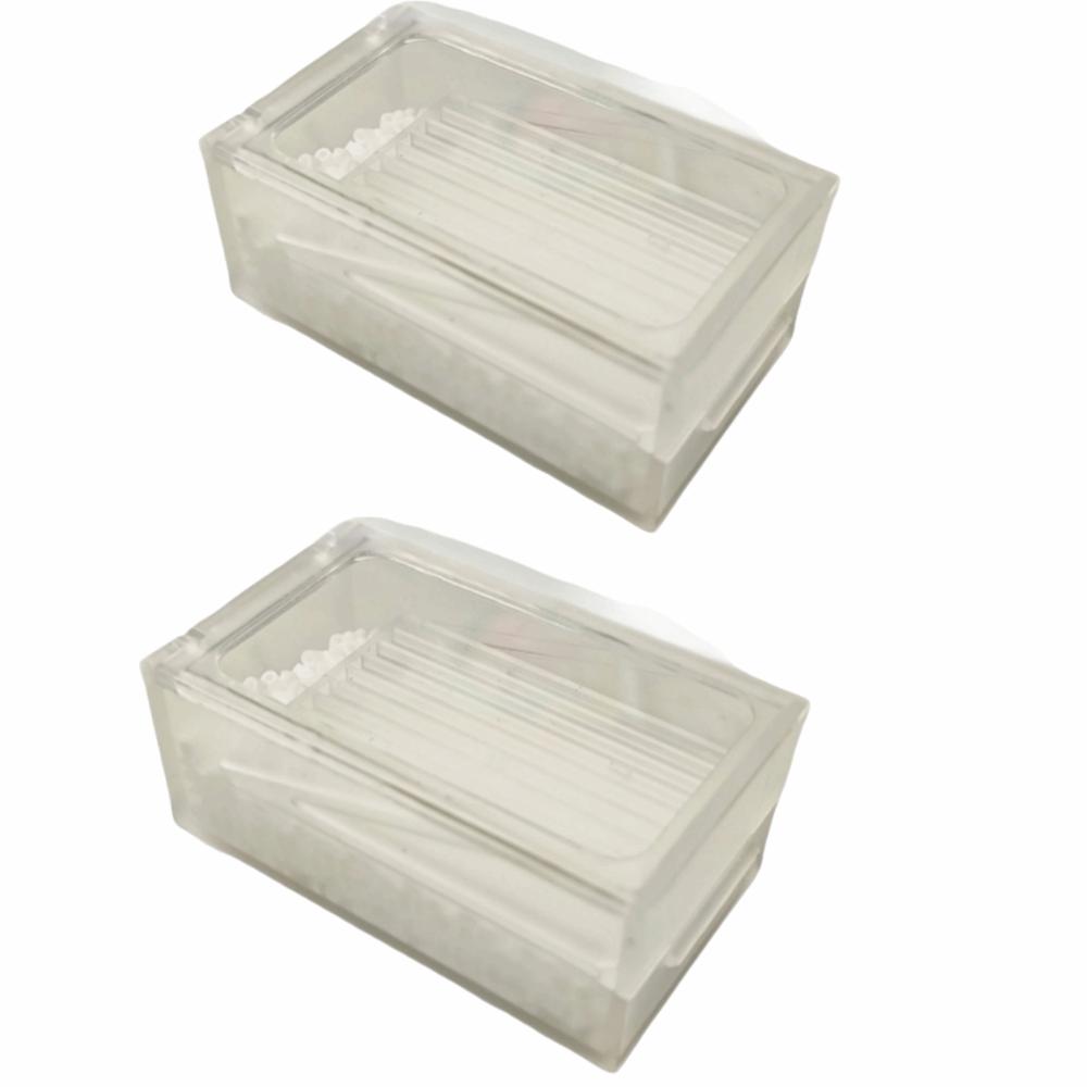 Double Layer Fuse Bead Sorting Storage Box Anti-Clog Perler Bead Channel Dispenser Box DIY