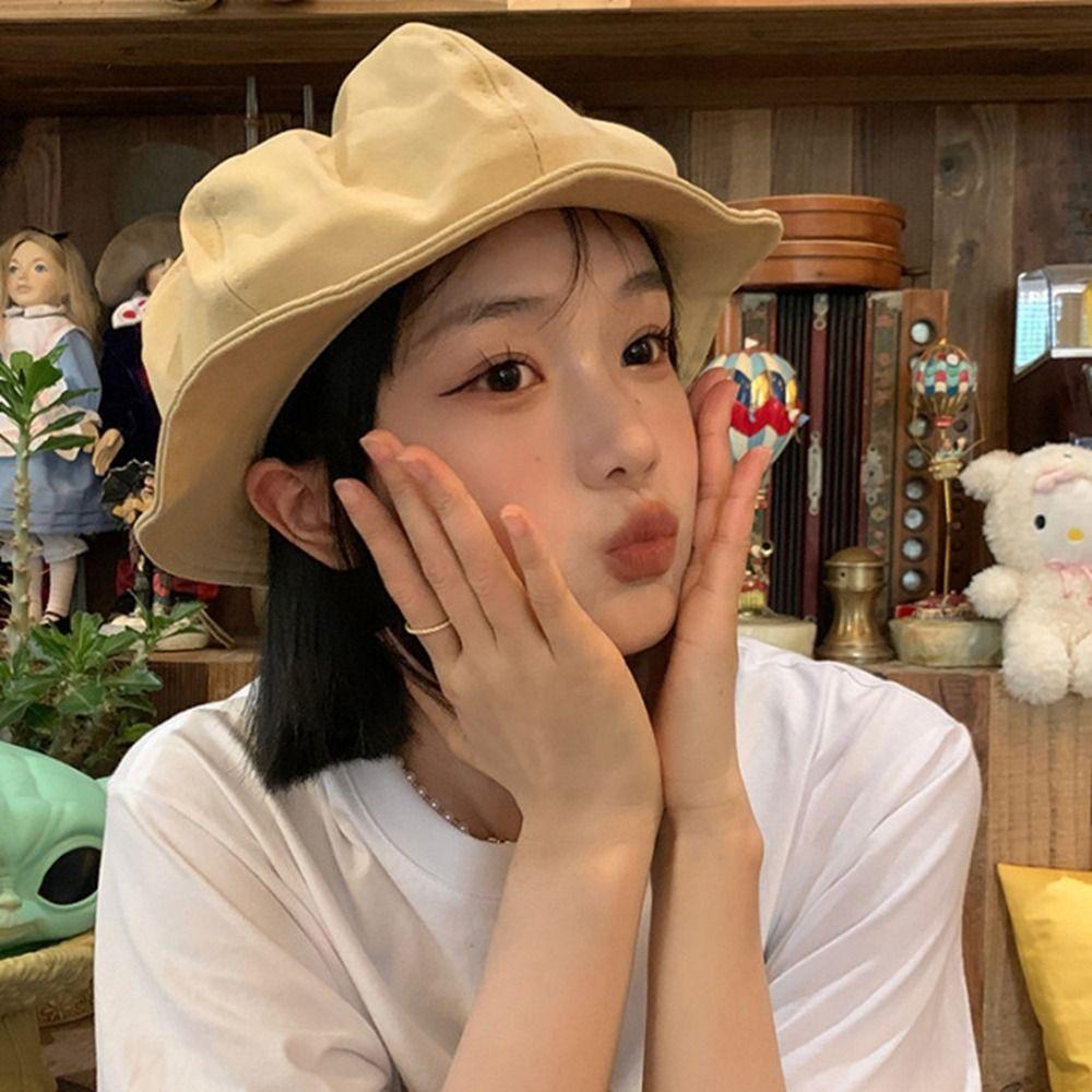 

Шляпа с защитой от ультрафиолета, защита от солнца, кепка в корейском стиле, шляпа-тазик, облачная шляпа, шляпа от солнца, женская шляпа-ведро