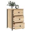 VidaXL Bedside Table Sonoma Oak 40x36x60 Cm Engineered Wood 825995
