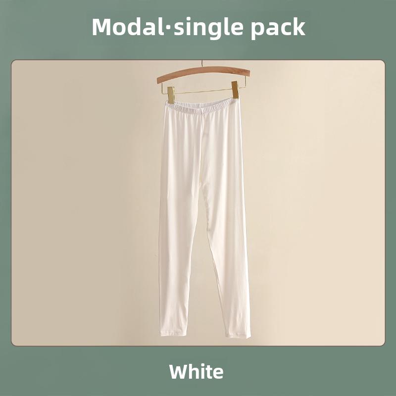 Pantalon d'automne en modal pour femme, pantalon moulant en coton élastique, sous-vêtements chauds de sport et de yoga grande taille