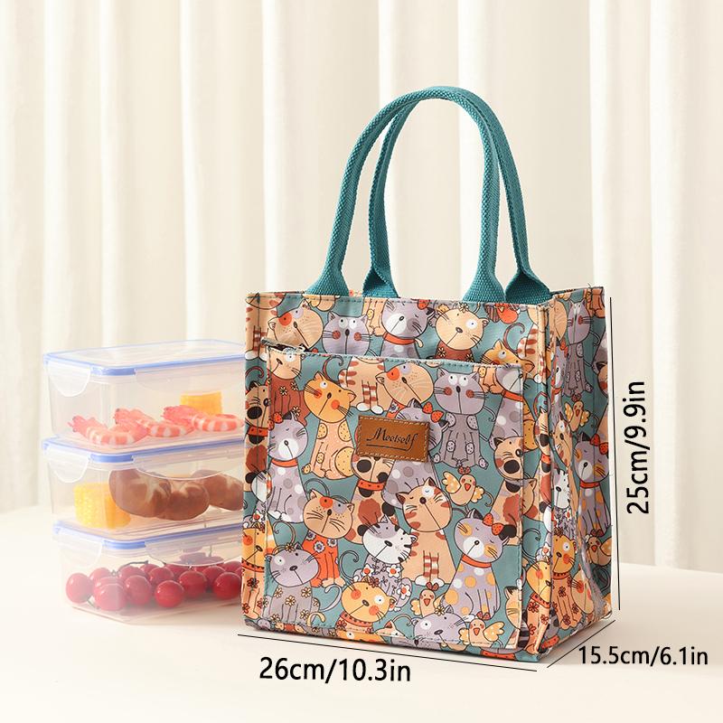 Waterproof Handbag, Oxford Waterproof Fabric, Large Capacity, Versatile Shopping Bag, Lunch Bag, Office Worker Commuting