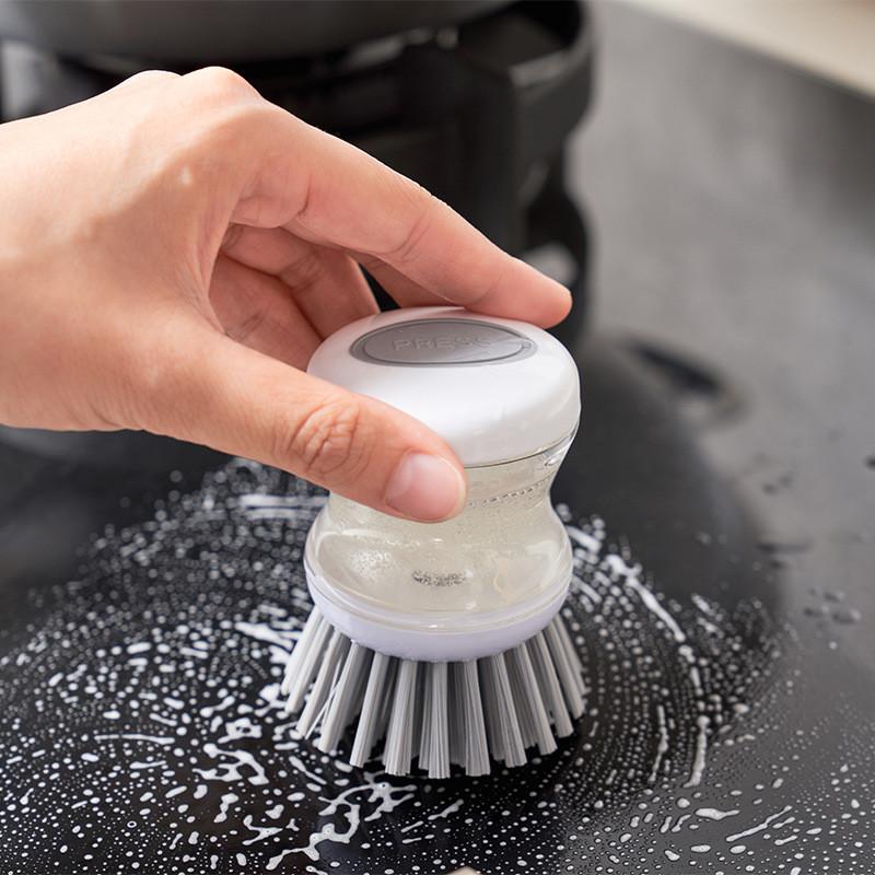 Scrubber Dishwashing Nonstick For Pots Pans And Utensils With Abs Handle As