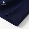 U.S. Polo Assn. Damen Maxikleid mit Kapuze und Polokragen