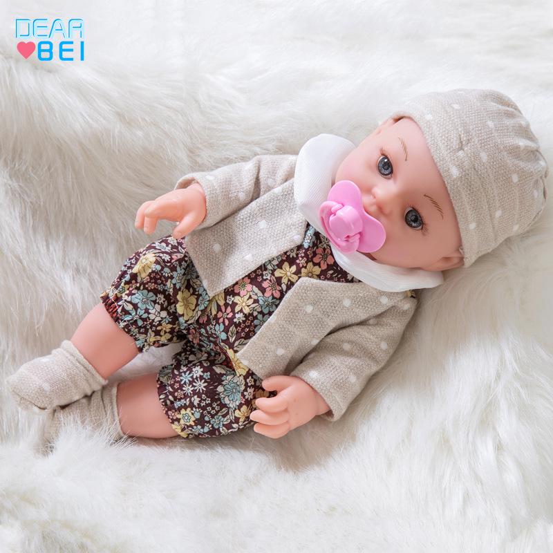 Comforting Reborn Vinyl Baby Doll Toy - Soft Rubber Gift for Children