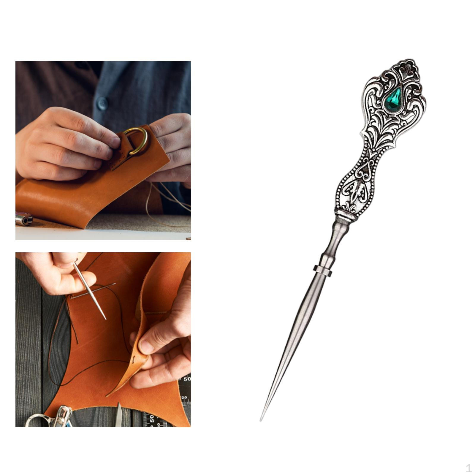 

Инструмент для пробивания отверстий в кожевенном деле для шитья и ремонта — прочный портативный C