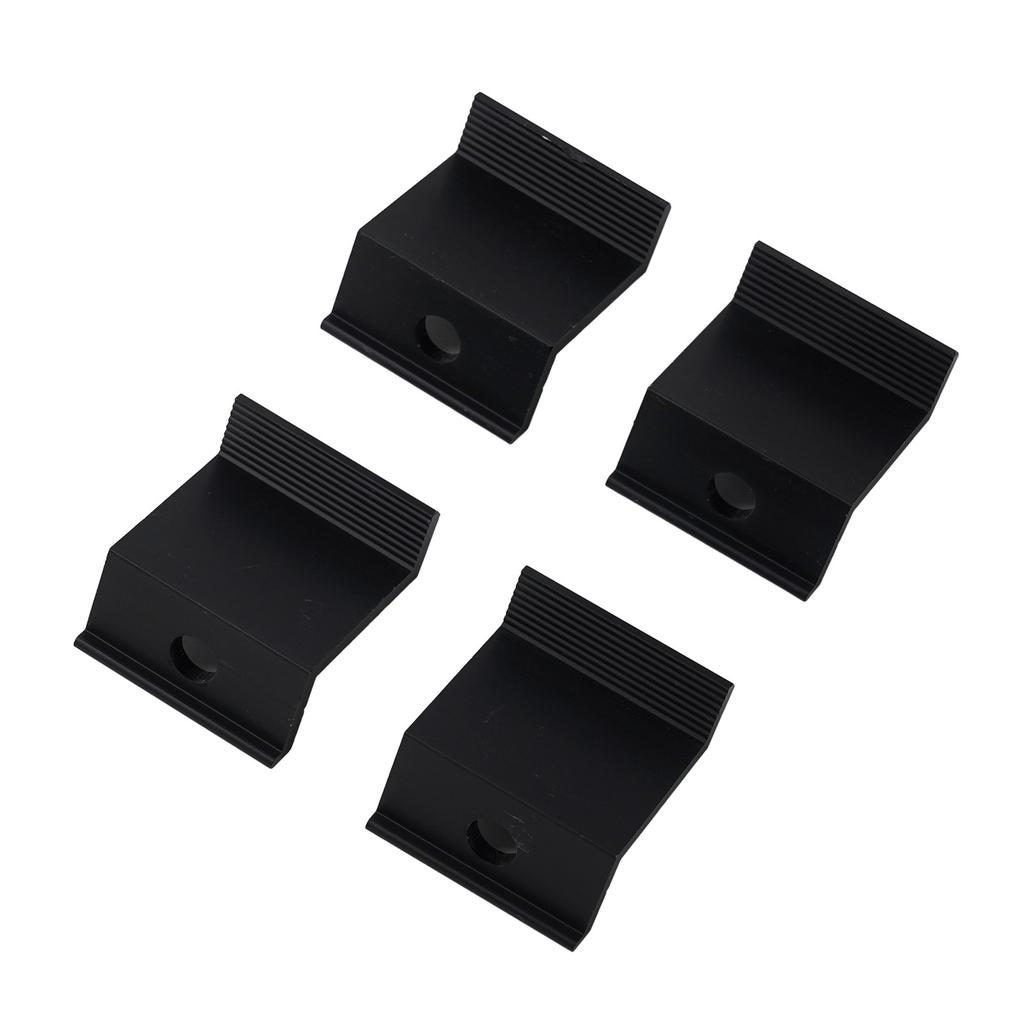 Mount Accessories Solar Panel End Clamp Screw Not Included Photovoltaik Easy To Install Electroplating Process