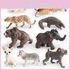 Bären und Mammuts – PVC-Tierfiguren für Kinder mit realistischen Wildtiermodellen zum Lernen und Spielen