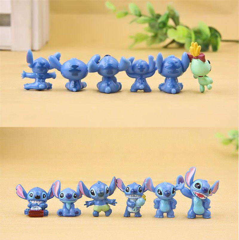 Disney Lilo Stitch 12 Pcs Action Figures Collection Set Adorable Ornament For Kids And Fans Of The Cartoon!