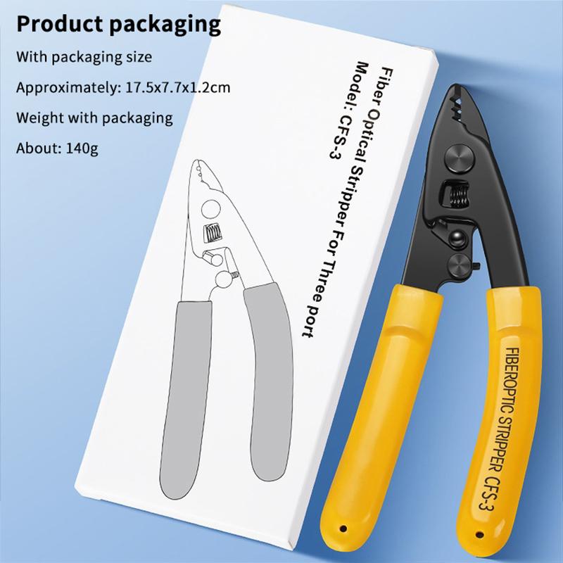Cfs-3 Three-Port Cfs-2 Dual Port Fiber Optical Stripper Pliers Wire Strippers For Ftth Tools Optic Stripping Plier Tool