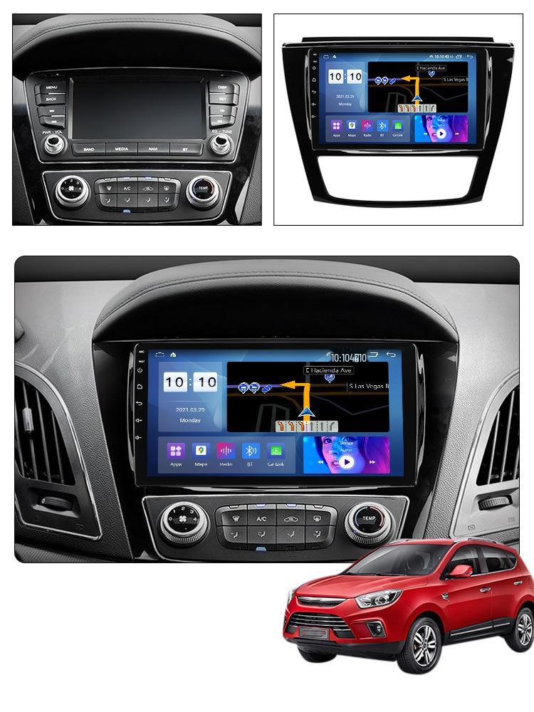 Compatible with JAC Refine S5 (2013-2019) GPS Navigation Wireless CarPlay.