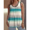Casual Loose Flower Print T-shirt Fashionable Versatile Women's Top Comfortable Camis Tank Tops