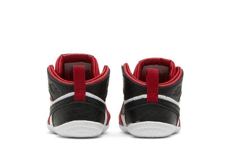 Kids' Sneakers Nike Jordan 1 Crib Bootie Satin Snake Chicago (I) Gym Red/White-Black