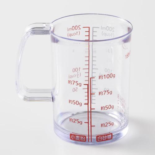 Kai Corporation KAI Drip Resistant Pour Anywhere Heat Resistant Measuring Cup 200ml Dishwasher Safe Clear KAI KITCHEN Made In Japan DH8125