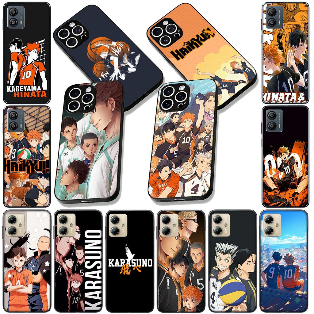 Cover for Motorola Moto G86 G14 G35 G34 G45 G55 G64 G75 G85 G24 G15 G54 G57 Power Phone Case Haikyuus Shoyo Hinata Karasunos