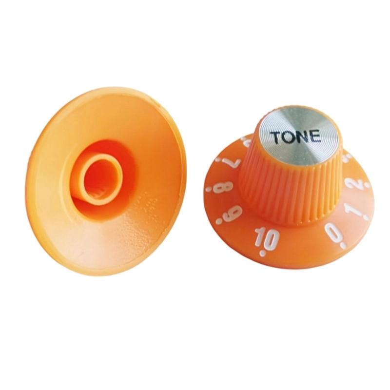 Professional 29x16mm Sound Controls Guitar Effect Knob With Textured Grip And Clear Number Markings