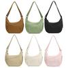 Large Capacity Sports Crossbody Bag Korean Style Dumpling Bag Nylon Shoulder Bag  School/Office