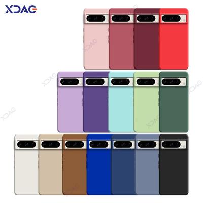 Cute Phone Cases for Google Pixel 8 8A Pro 5G Full Soft Luxury Square Liquid Silicone Back Cover Google8Pro Pixel8A Bag