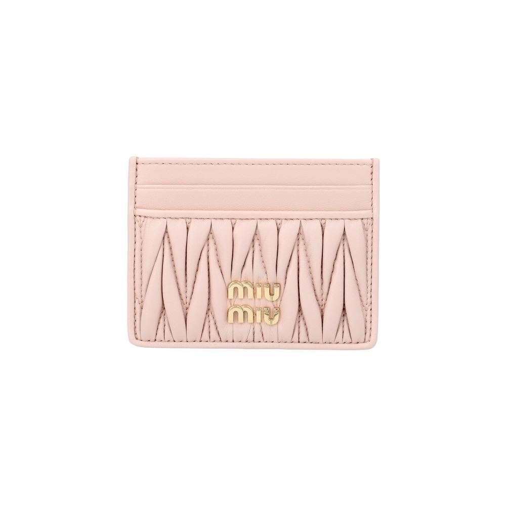 Miu Miu Matelass  Nappa Card Wallet